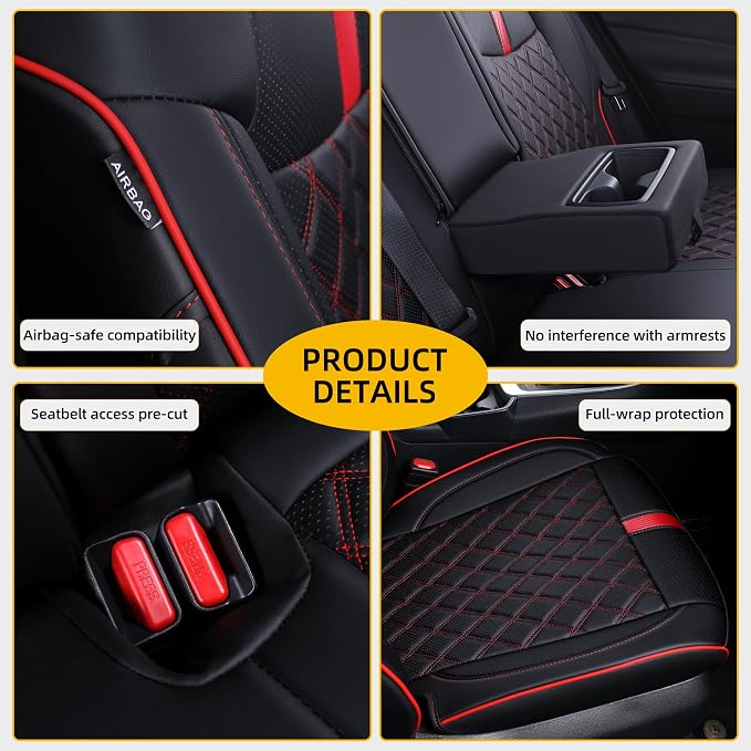 Custom Fit RAV4 Seat Covers for 2019-2025 Toyota RAV4 LE, XLE Premium, Limited - Image 6