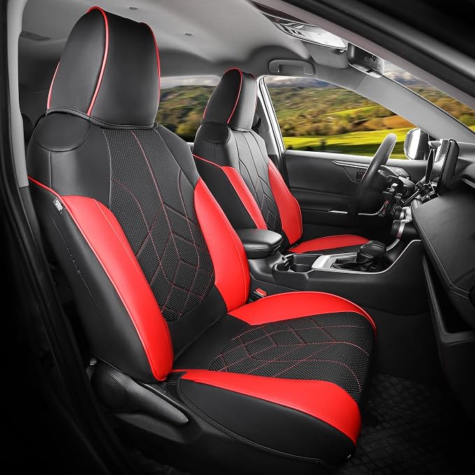 for Toyota RAV4 Seat Covers 2019 2020 2021 2022 2023 2024 2025 RAV 4 Prime & by FEINEPRO
