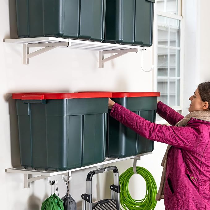 StoreYourBoard 2-Pack Heavy Duty Wall Shelves – Wall-Mounted Garage Storage - Image 6