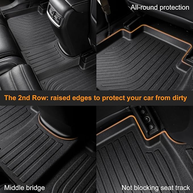 Binmotor-All Weather Car Floor Mats Cargo Liner Set - Image 6