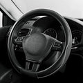 PIC AUTO Steering Wheel Cover, Sports Carbon Fiber and Super Breathable Leather by PICAUTO