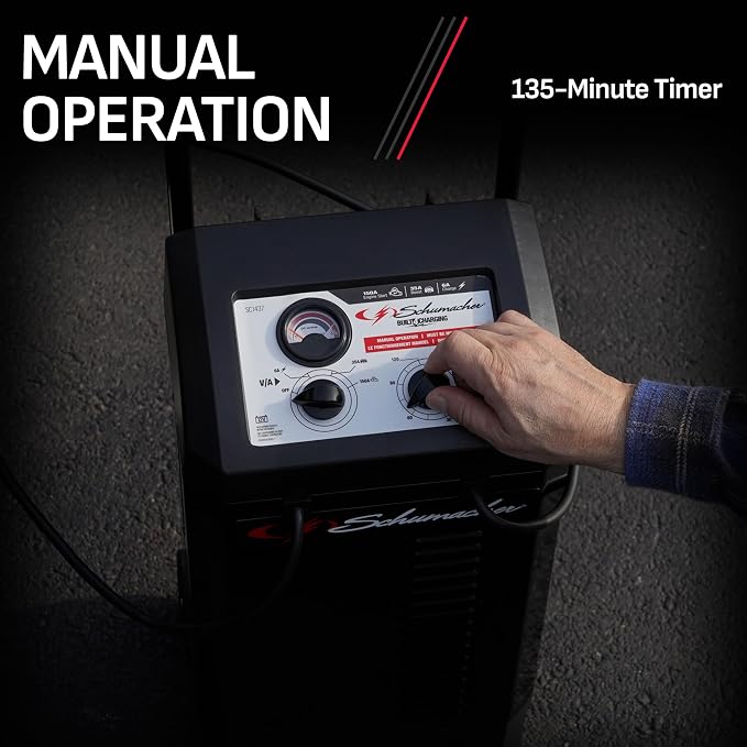 Schumacher Electric Manual Battery Charger & Engine Starter - 12V - Image 3