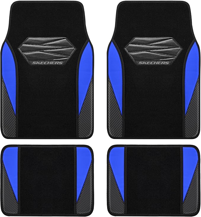 Skechers Car Floor Mats, Waterproof Universal Fit Car Mats, Faux Leather Car by Skechers