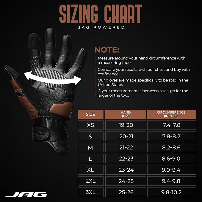 J.A.G. Motorcycle Gloves - Image 3