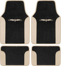 BDK carXS Fresh Two-Tone Carpet Floor Mats, Tribal Tattoo Design by BDK