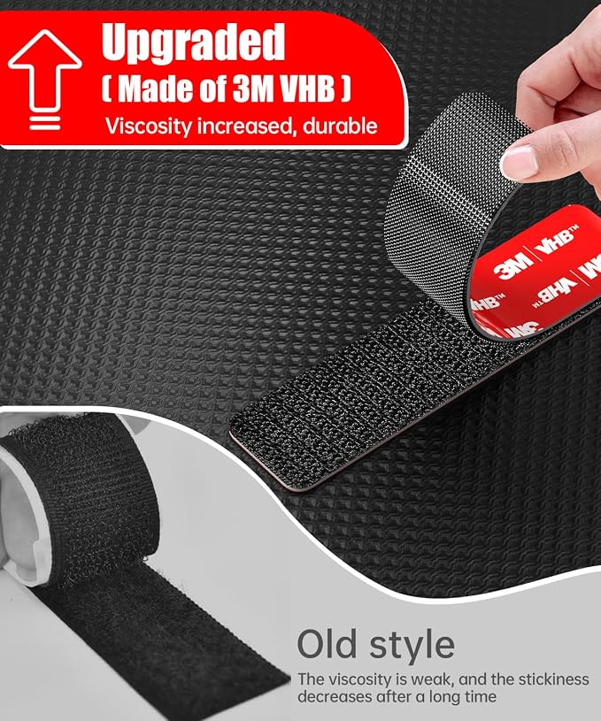 Hook and Loop Strips with Super Adhesive Heavy Duty, Made of 3M, Heat Resistant - Image 5