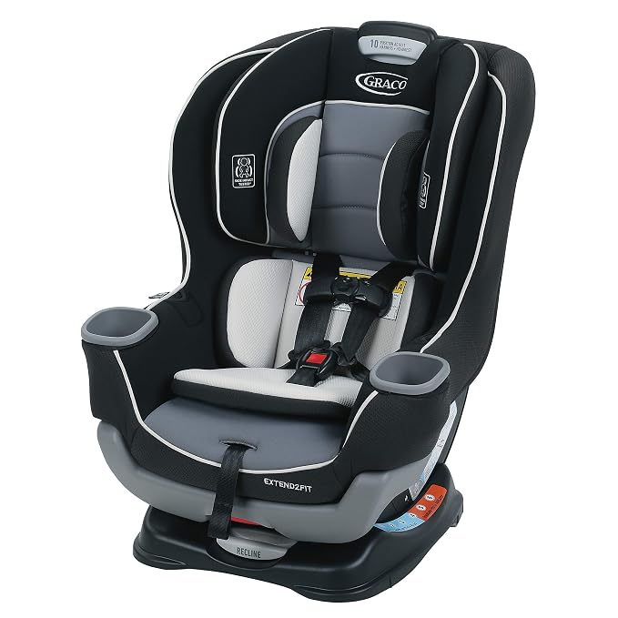 Graco Extend2Fit Convertible Baby Car Seat, Rear and Forward Facing, Adjustable - Image 9