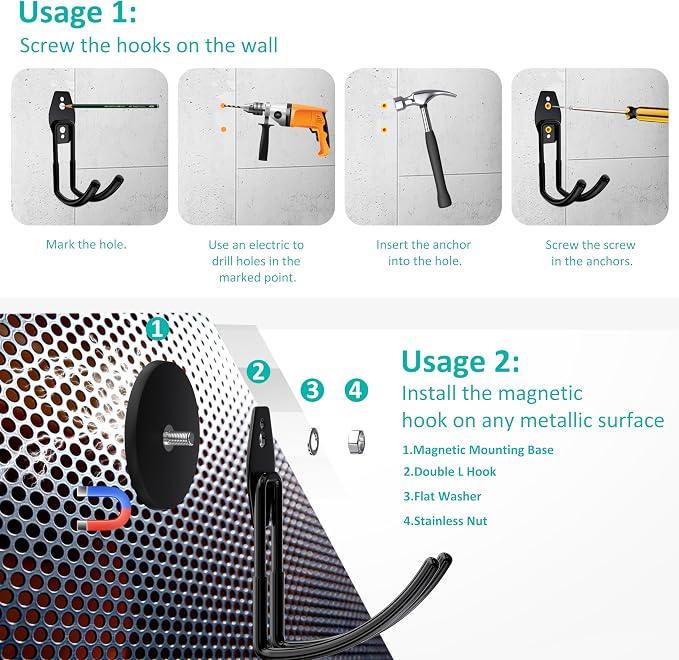 ENUODA Strong Magnetic Hooks Heavy Duty - Image 6