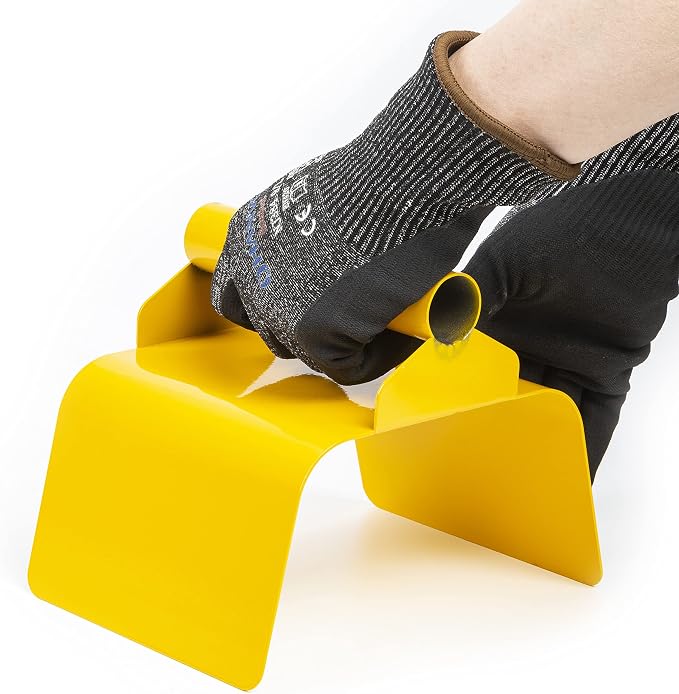 Landscape Curb Trowel 4” x 6” x 4” Stainless Steel Concrete Curbing Trowel - Image 3