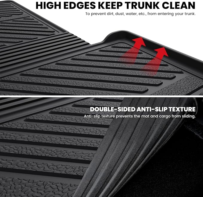 LASFIT Trunk & Backrest Mat for Ford Explorer 2020-2025, Custom Fit All Weather - Image 5
