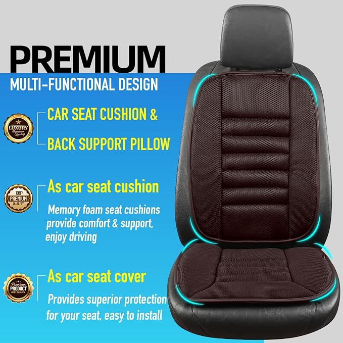 Memory Foam Car Seat Cushion - Image 2