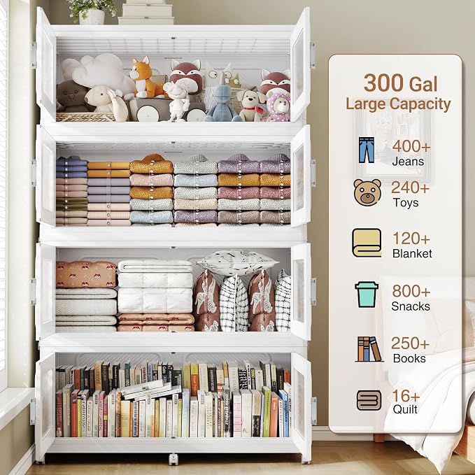 300 Qt Stackable Storage Bin - Image 4