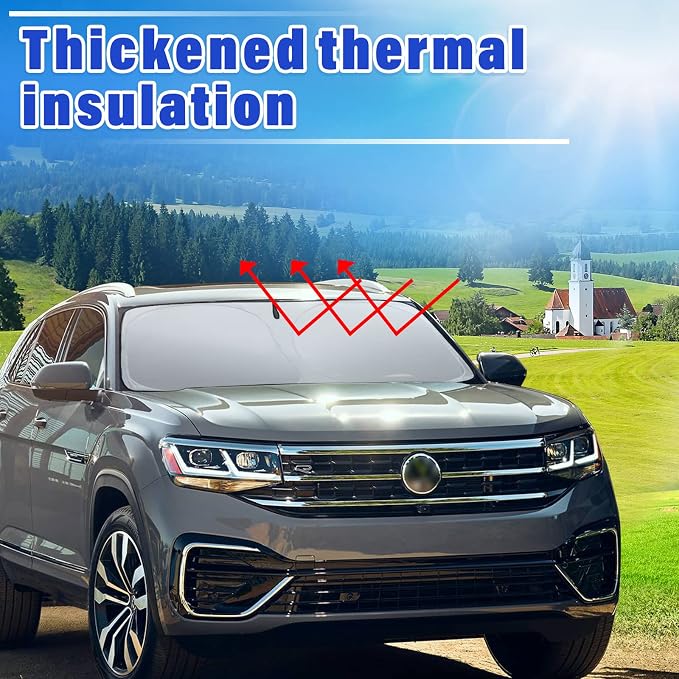 Car Windshield Sunshade Cover Shield Visor - Image 5