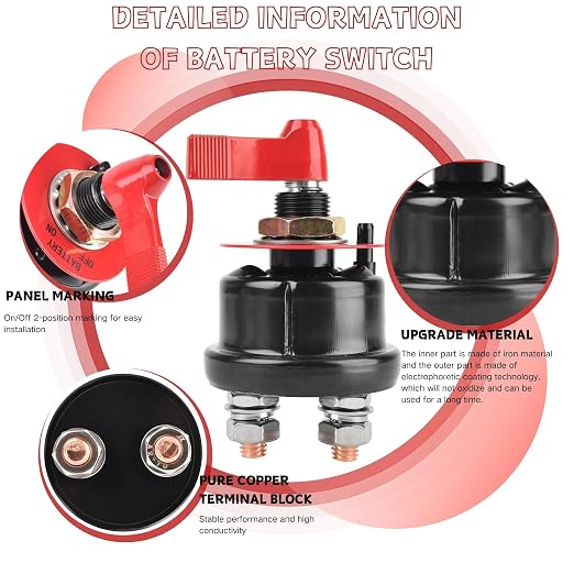 12V Battery Disconnect Switch - Image 3