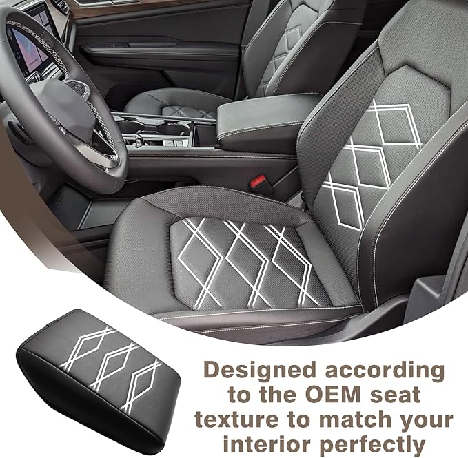 Muslogy for 2024 2025 Atlas & Cross Sport Center Console Pad Armrest Cover - Image 2