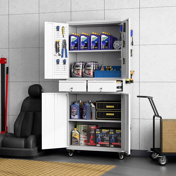 Metal Garage Storage Cabinet - Image 2