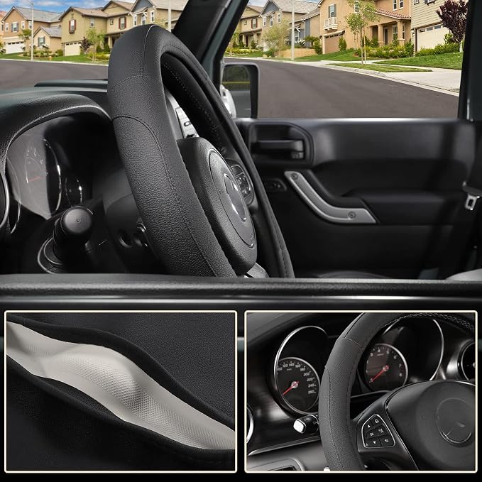 SEG Direct Car Steering Wheel Cover - Image 3