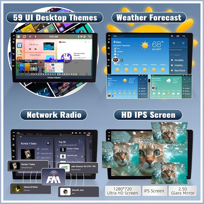 UNITOPSCI 4G+64G 8Core Android 13 Car Stereo - Image 6