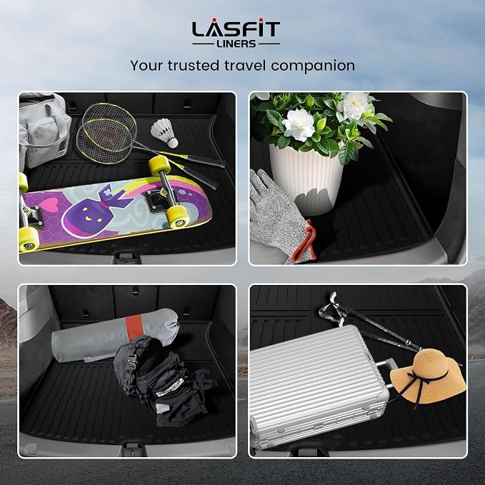 LASFIT Trunk Mats for Tesla Model Y Juniper 2025/2026 Cargo Liners Car - Image 8