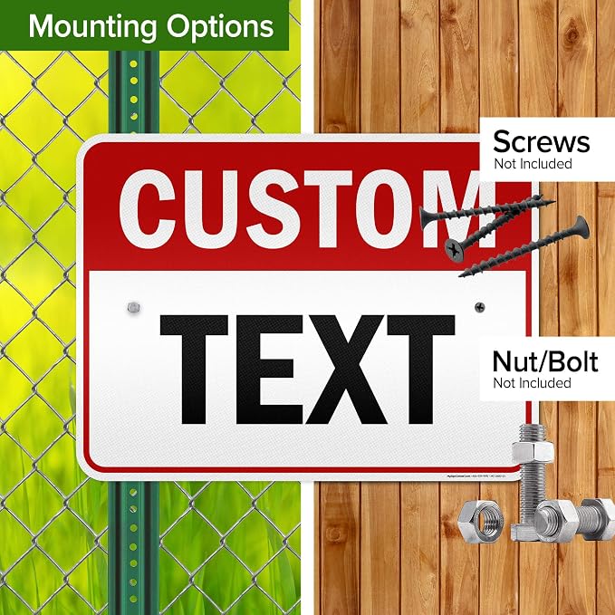 Custom Sign, Custom Sign for Business, Indoor/Outdoor use. 18x24 Inches - Image 5