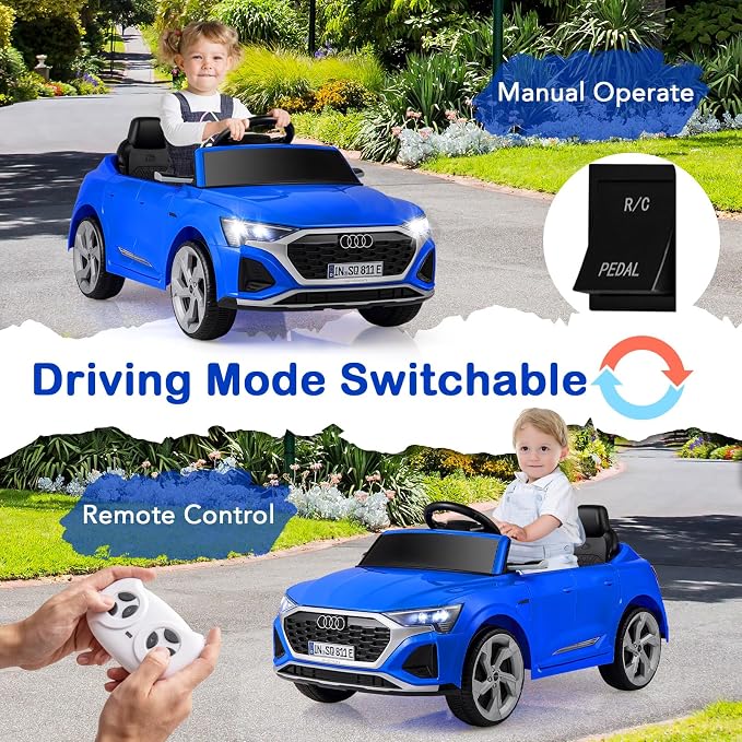 Licensed Audi SQ8 Ride on Car by OLAKIDS, 12V Kids Electric Vehicle - Image 4