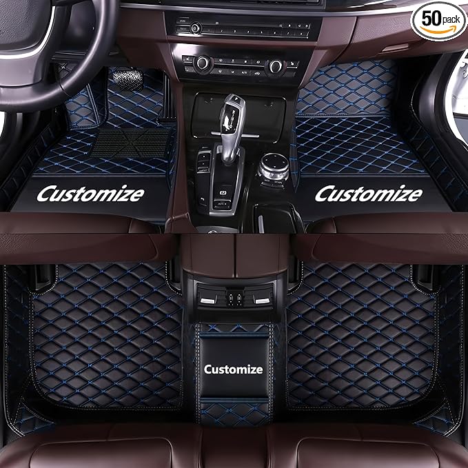 Custom Personalized Floor Mats for Cars，Luxury Full Coverage All Car Floor by Unknown