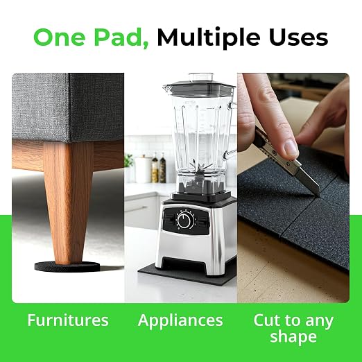 XCEL Anti Vibration Pads Furniture Pads Self Stick Versatile Adhesive Foam - Image 3