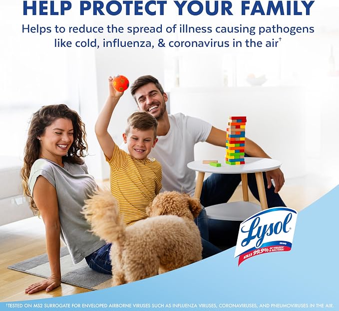 Lysol Air Sanitizer Spray with Odor Eliminator - Image 7