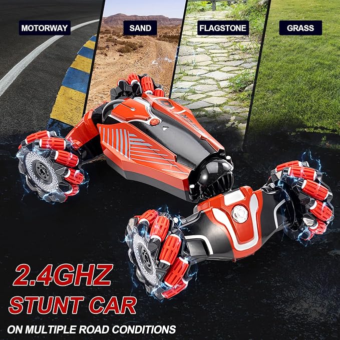 Gesture Sensing RC Stunt car, 4WD Drive Watch Remote-Controlled Vehicle - Image 2