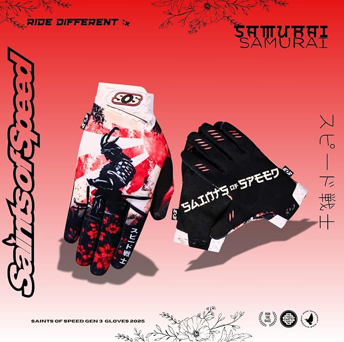 Saints of Speed Dirt Bike Gloves – Motocross, Mountain Bike, Motorcycle - Image 4