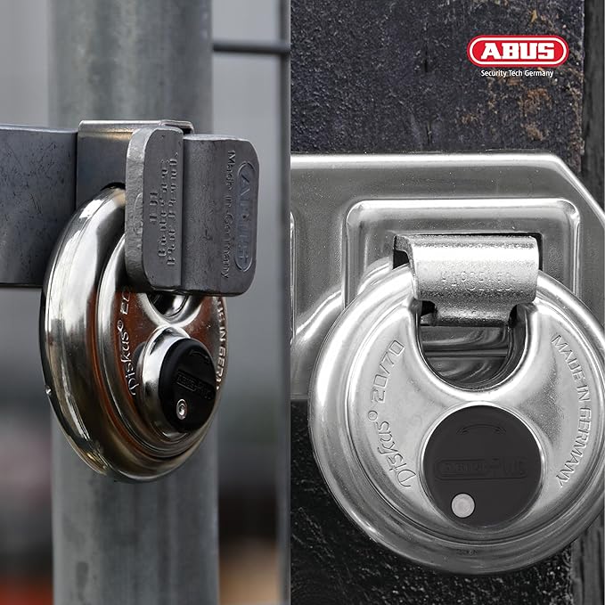 ABUS Diskus 20/70 Heavy Duty Stainless Steel Disk Padlock - Image 4