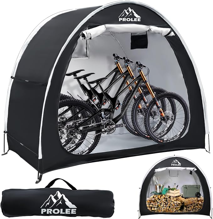 PROLEE Bike Shed 6.6FT, Waterproof Oxford Fabric Storage Tent by Hamstercages