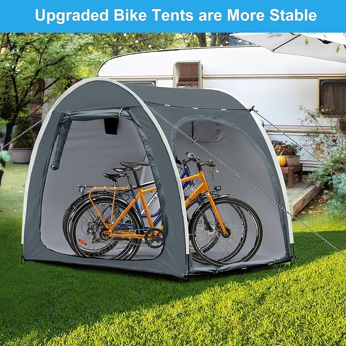 UNP Bike Storage Shed Tent, Portable Outdoor Bike Storage Tent - Image 8