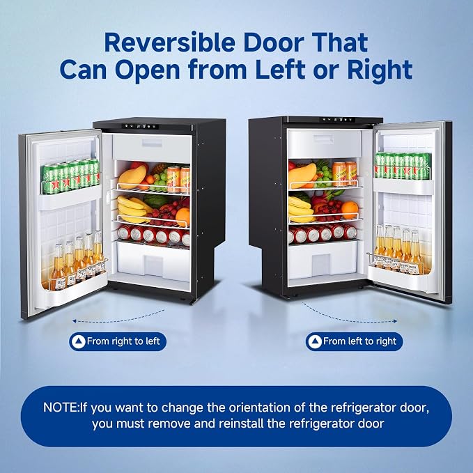 BODEGACOOLER 12 Volt Refrigerator, 83L RV Refrigerator APP Control, RV Fridge - Image 5