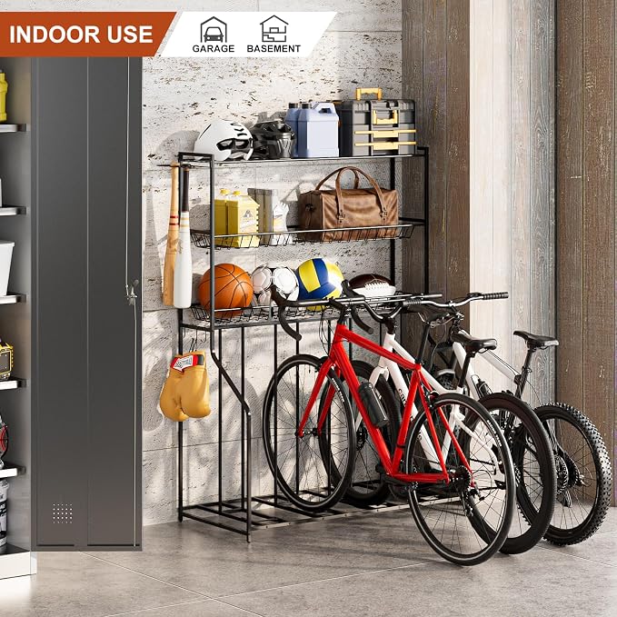 4 Bike Stand, Bike Rack Garage - Image 2