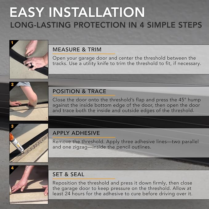 Storm Shield® 20’ Garage Door Threshold Seal – Industrial PVC Strip - Image 5