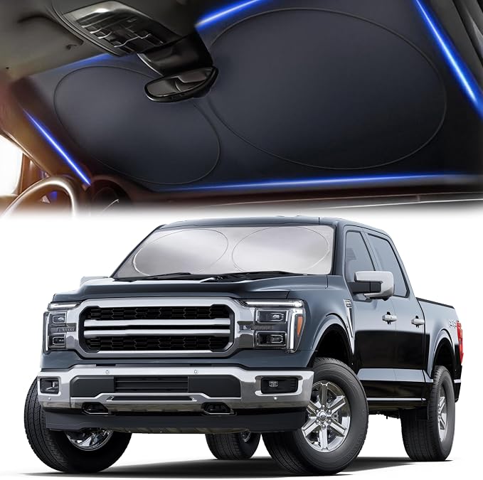 X-Large Truck Windshield Sun Shade by Autovir