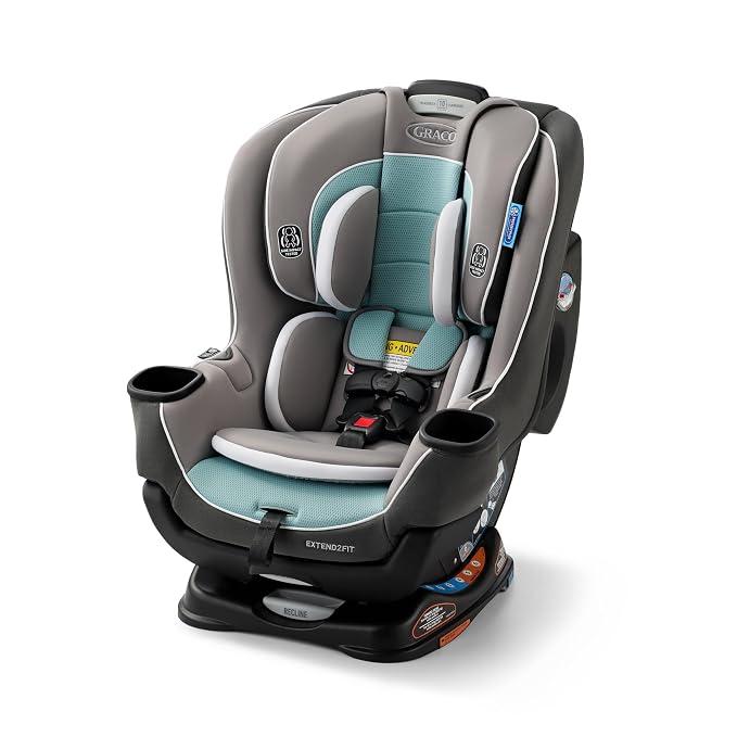 Graco Extend2Fit Convertible Baby Car Seat, Rear and Forward Facing, Adjustable by Graco