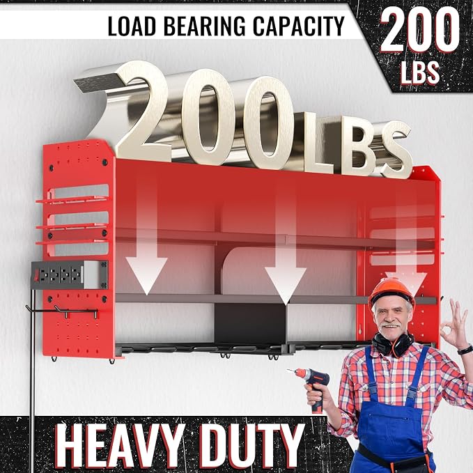 Large Power Tool Organizer Wall Mount - Image 4