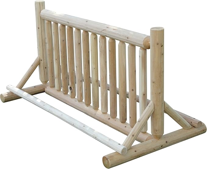 13-Place Bike Log Rack, Outdoor Bike Stand, Freestanding Commercial Bicycle by LogKayakRack