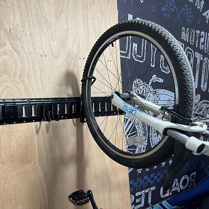 E-Track Bike Hooks, Heavy Duty Wall Mounted Bike Storage Rack Bike Mount - Image 5
