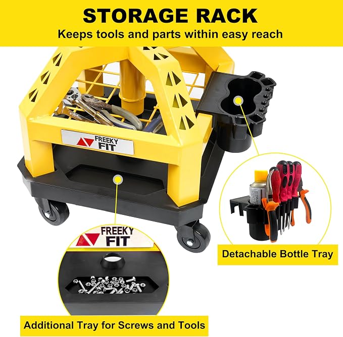 Rolling Shop Stool for Garage - Image 2