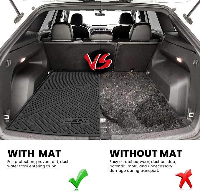 LASFIT Cargo Mat for Volkswagen Atlas Cross Sport 2020-2025, Custom Fit - Image 5