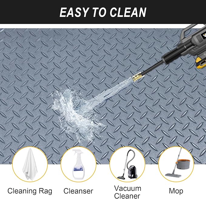 7.5x20 FT Garage Floor Mat, 2.8mm Thickened Flooring Roll - Image 5