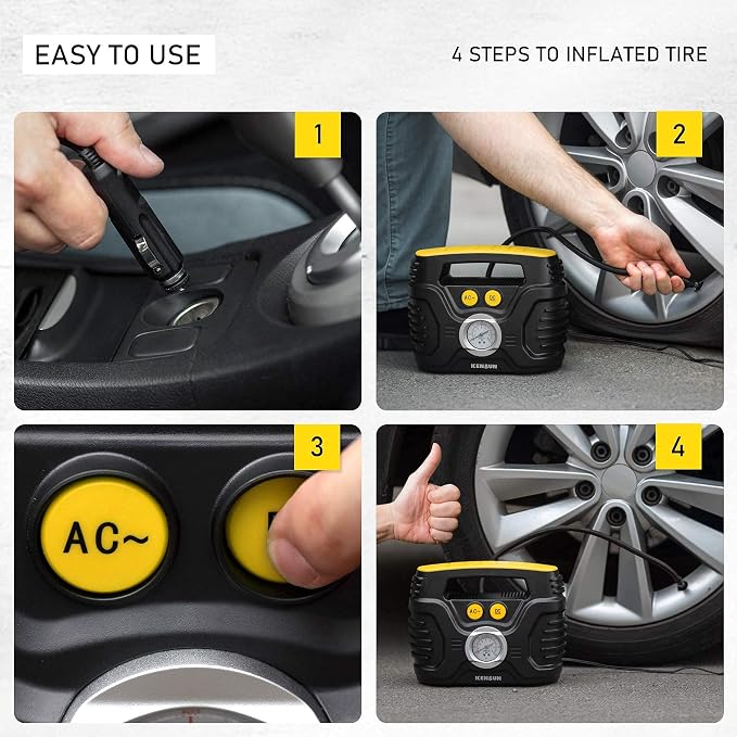 Kensun Portable Air Compressor Pump - Image 6