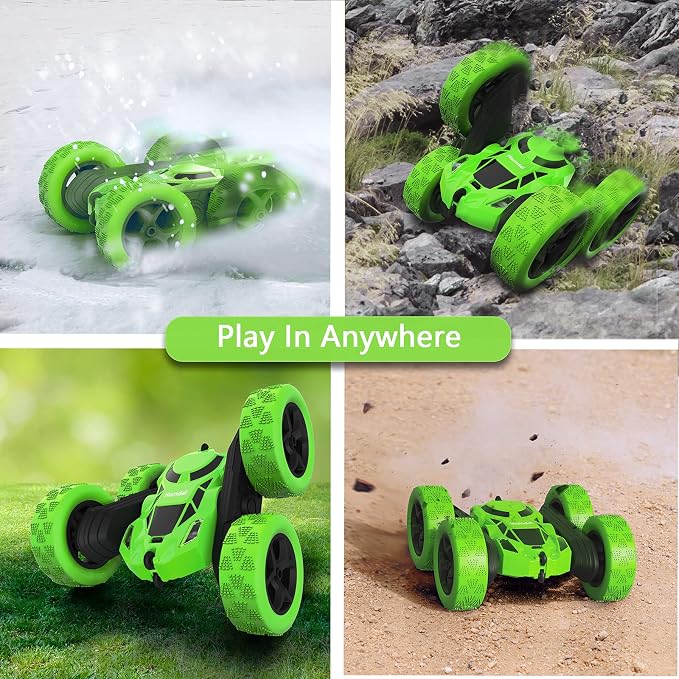 Remote Control Car, Double Sided 360°Rotating 4WD RC Cars - Image 5