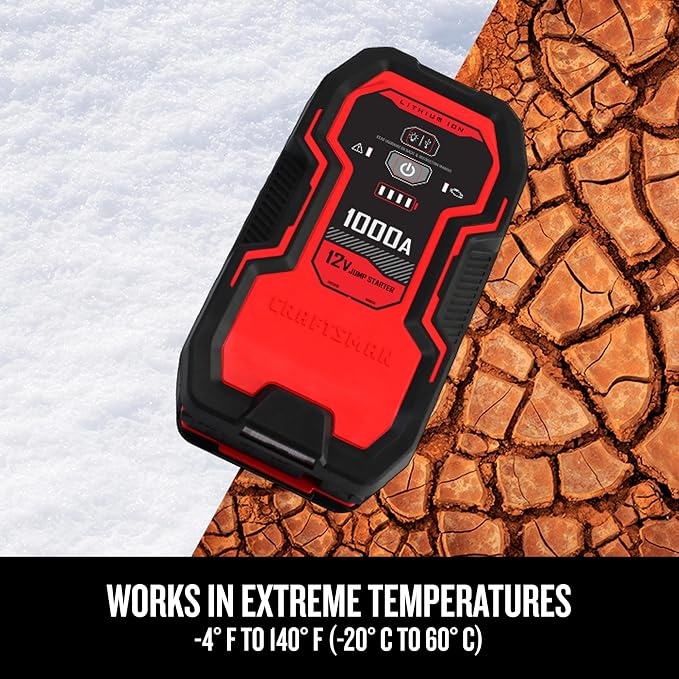 CRAFTSMAN Lithium Jump Starter and Portable Power Pack, CMXCESM263, 2.4 Amp USB - Image 3