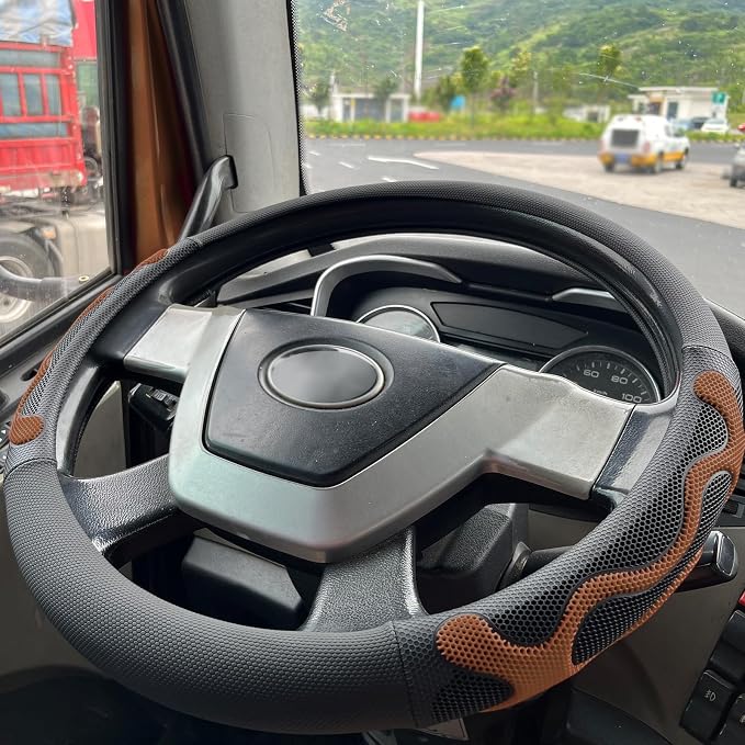 PINCTROT XL Size 17.5-18 Inch Comfy Grip Steering Wheel Cover by PINCTROT