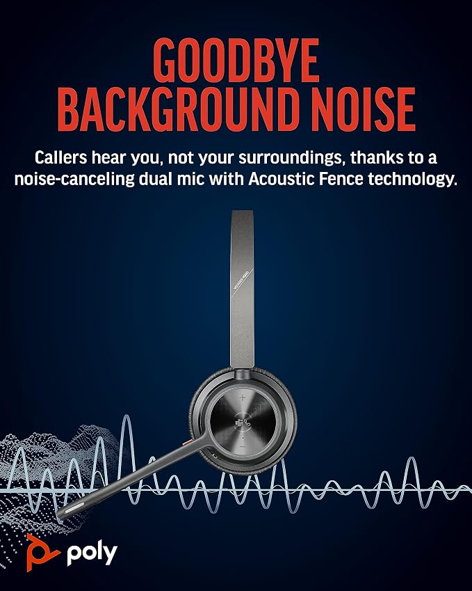 Poly Voyager 4320 UC Wireless Headset - Image 4