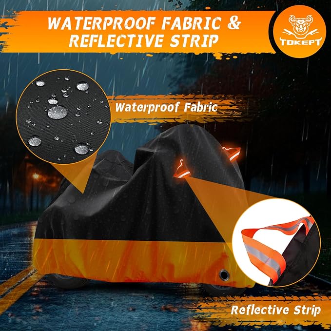 Trike Motorcycle Cover, Outdoor Waterproof Vehicle Cover - Image 4